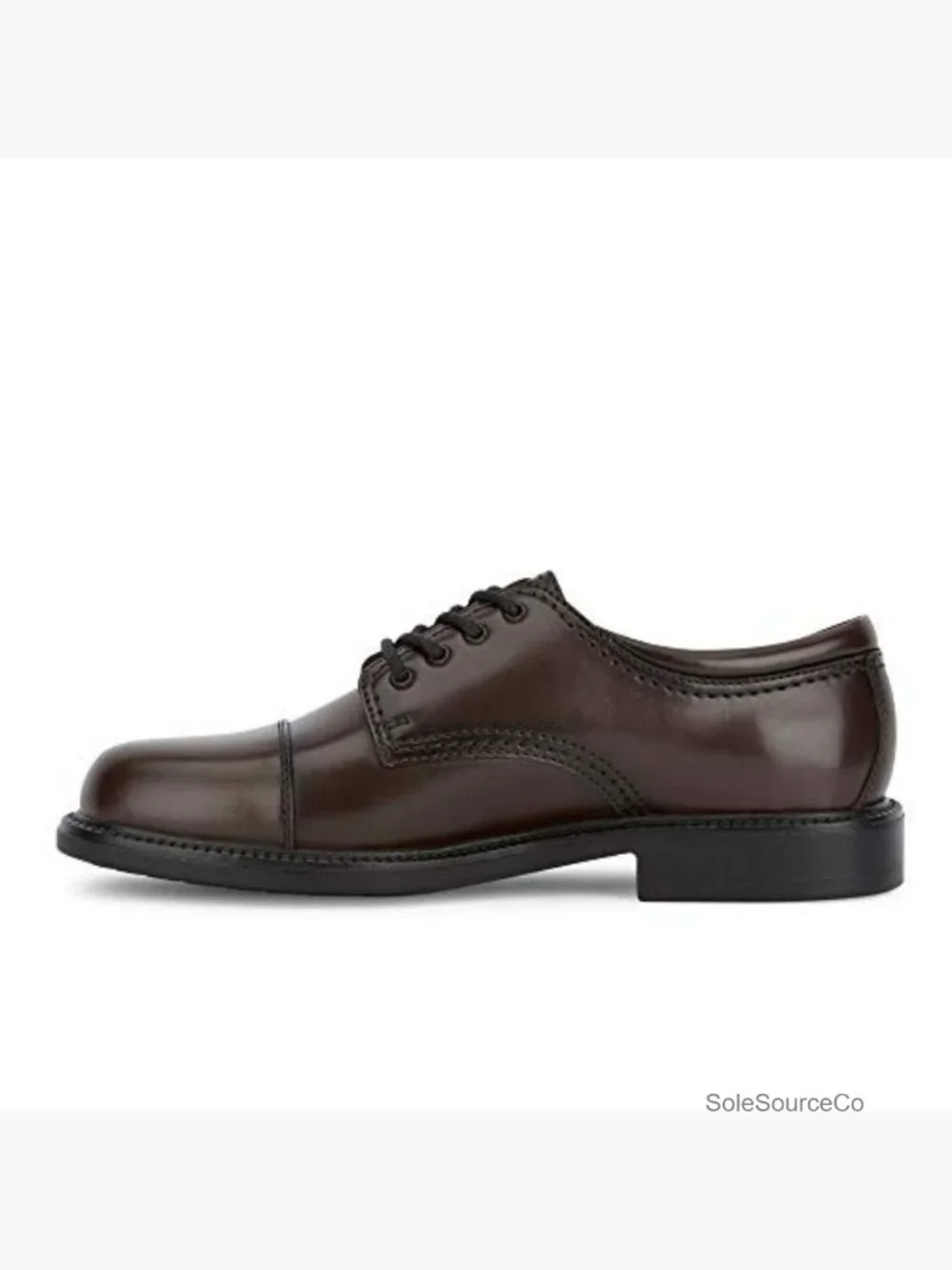 Genuine Leather Cap Toe Oxford Dress Shoes - Lace Up Comfort
